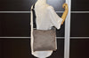 Authentic PRADA Nylon Tessuto Leather Shoulder Cross Body Bag Purse Brown 6561K