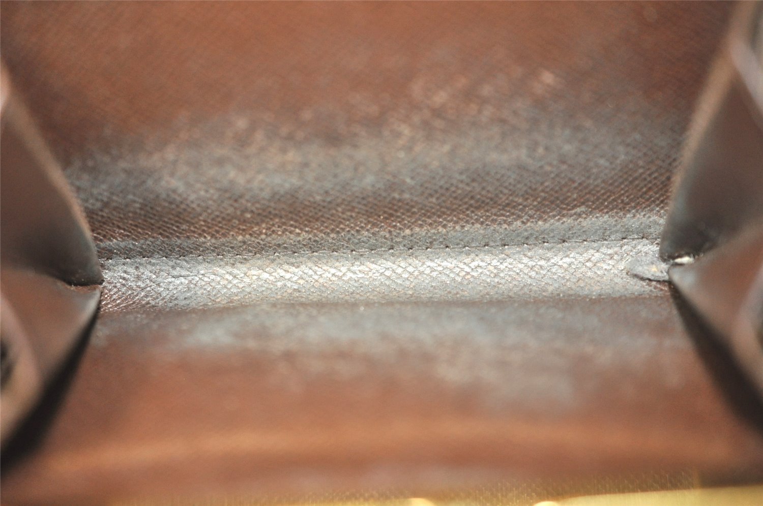 Auth Louis Vuitton Damier Porte Monnaie Billets Viennois Wallet N61664 LV 6562I