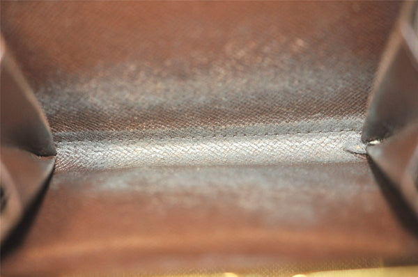 Auth Louis Vuitton Damier Porte Monnaie Billets Viennois Wallet N61664 LV 6562I