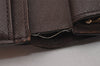 Auth Louis Vuitton Damier Porte Monnaie Billets Viennois Wallet N61664 LV 6562I