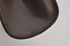 Authentic GUCCI Web Sherry Line Clutch Hand Bag Purse GG PVC Leather Brown 6562J