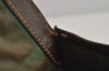 Authentic GUCCI Web Sherry Line Clutch Hand Bag Purse GG PVC Leather Brown 6562J