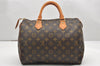 Authentic Louis Vuitton Monogram Speedy 30 Hand Boston Bag M41526 LV 6563K