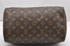 Authentic Louis Vuitton Monogram Speedy 30 Hand Boston Bag M41526 LV 6563K