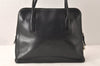 Authentic PRADA Vintage Leather Shoulder Hand Bag Black 6564K