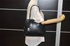 Authentic PRADA Vintage Leather Shoulder Hand Bag Black 6564K