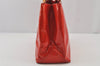 Authentic Louis Vuitton Vernis Reade PM Hand Bag Red M91088 LV 6565J