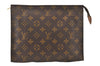 Auth Louis Vuitton Monogram Poche Toilette 26 M47542 Cosmetics Pouch Junk 6565K