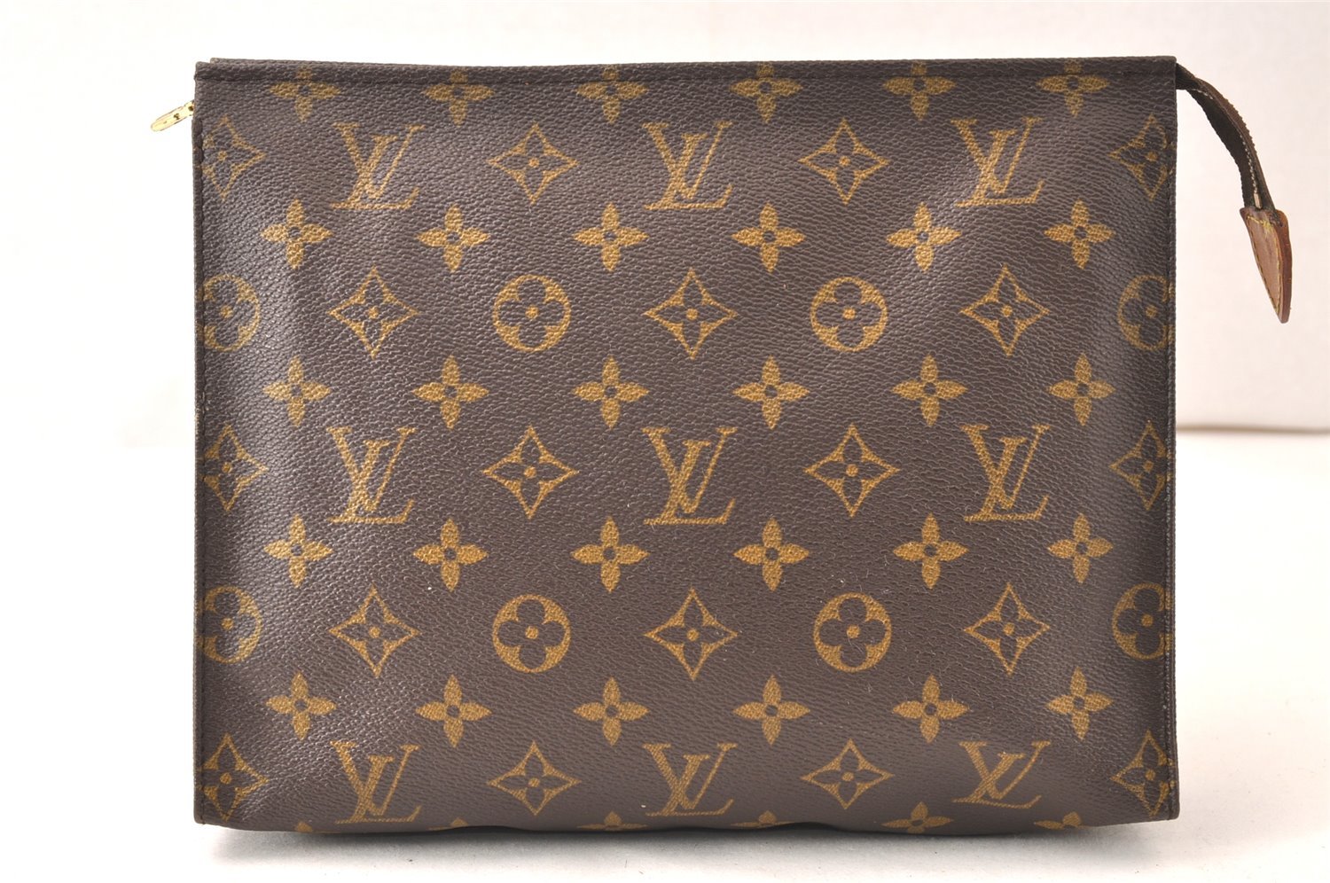 Auth Louis Vuitton Monogram Poche Toilette 26 M47542 Cosmetics Pouch Junk 6565K