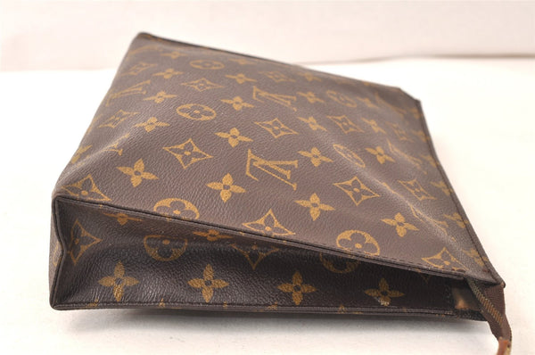 Auth Louis Vuitton Monogram Poche Toilette 26 M47542 Cosmetics Pouch Junk 6565K