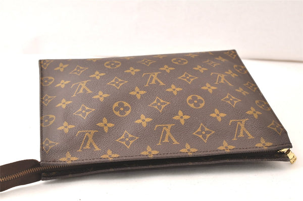 Auth Louis Vuitton Monogram Poche Toilette 26 M47542 Cosmetics Pouch Junk 6565K