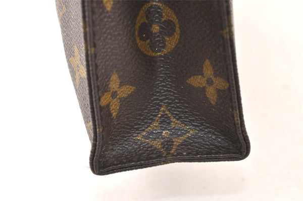 Auth Louis Vuitton Monogram Poche Toilette 26 M47542 Cosmetics Pouch Junk 6565K