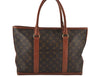 Auth Louis Vuitton Monogram Sac Weekend PM Vintage Tote Hand Bag M42425 LV 6566J
