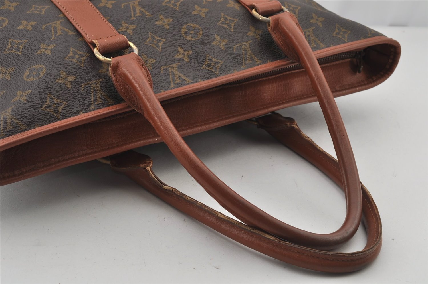 Auth Louis Vuitton Monogram Sac Weekend PM Vintage Tote Hand Bag M42425 LV 6566J