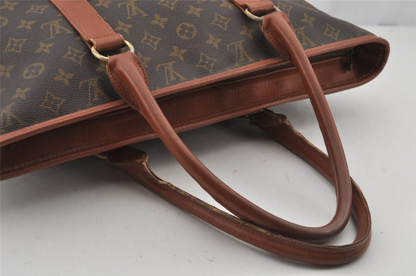 Auth Louis Vuitton Monogram Sac Weekend PM Vintage Tote Hand Bag M42425 LV 6566J
