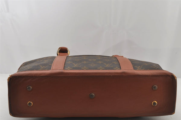 Auth Louis Vuitton Monogram Sac Weekend PM Vintage Tote Hand Bag M42425 LV 6566J