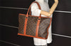 Auth Louis Vuitton Monogram Sac Weekend PM Vintage Tote Hand Bag M42425 LV 6566J