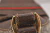 Authentic GUCCI Web Sherry Line Shoulder Cross Bag GG PVC Leather Brown 6567J
