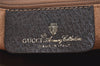 Authentic GUCCI Web Sherry Line Shoulder Cross Bag GG PVC Leather Brown 6567J