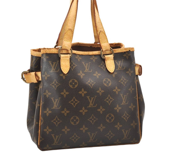 Authentic Louis Vuitton Monogram Batignolles Hand Tote Bag M51156 LV 6568K