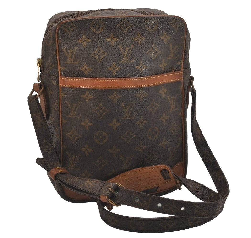 Authentic Louis Vuitton Monogram Danube MM Shoulder Cross Bag M45264 LV 6570J