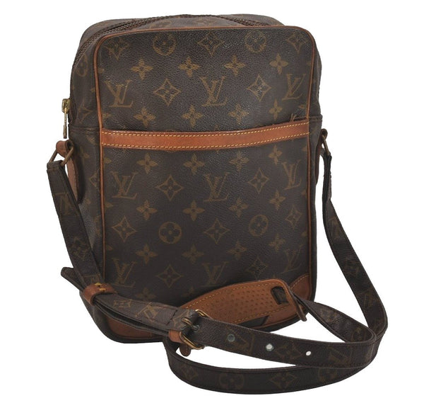 Authentic Louis Vuitton Monogram Danube MM Shoulder Cross Bag M45264 LV 6570J