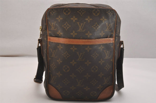 Authentic Louis Vuitton Monogram Danube MM Shoulder Cross Bag M45264 LV 6570J