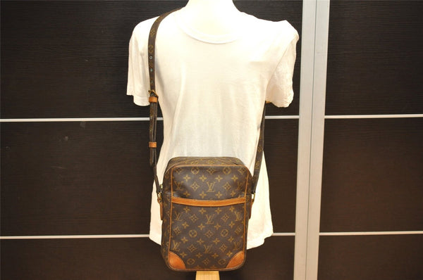 Authentic Louis Vuitton Monogram Danube MM Shoulder Cross Bag M45264 LV 6570J