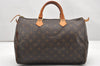 Authentic Louis Vuitton Monogram Speedy 35 Hand Boston Bag M41524 LV 6570K