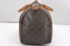 Authentic Louis Vuitton Monogram Speedy 35 Hand Boston Bag M41524 LV 6570K