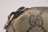Authentic GUCCI Web Sherry Line 2way Shoulder Pouch GG PVC Leather Brown 6571J