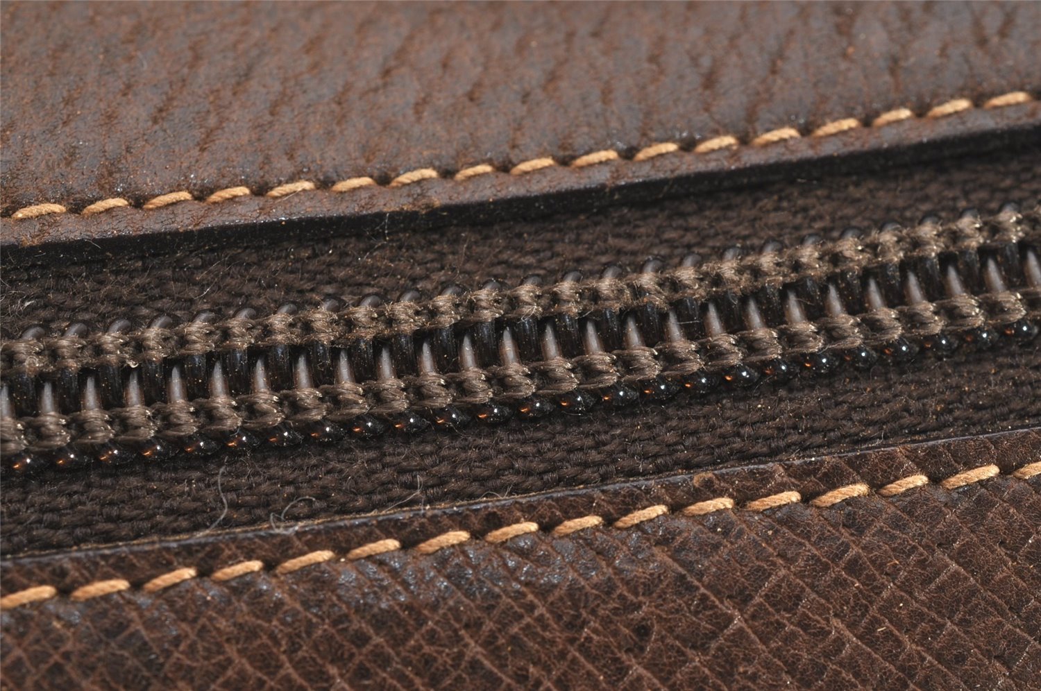 Authentic GUCCI Vintage GG Plus Hand Boston Bag GG PVC Leather Brown Junk 6572J