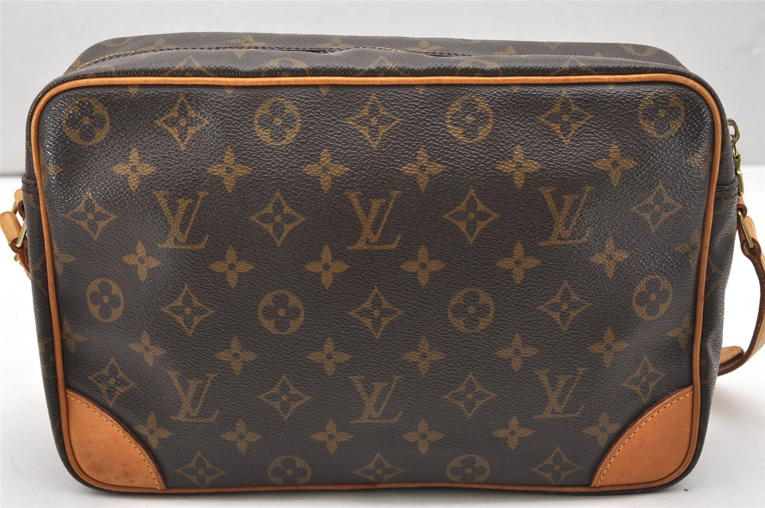 Authentic Louis Vuitton Monogram Trocadero 30 Shoulder Cross Bag M51272 LV 6572K