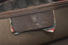 Authentic GUCCI Web Sherry Line Shoulder Tote Bag GG PVC Leather Brown 6573J