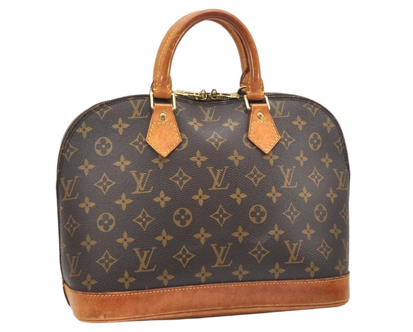 Authentic Louis Vuitton Monogram Alma Hand Bag Purse M51130 LV 6573K