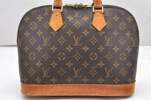 Authentic Louis Vuitton Monogram Alma Hand Bag Purse M51130 LV 6573K