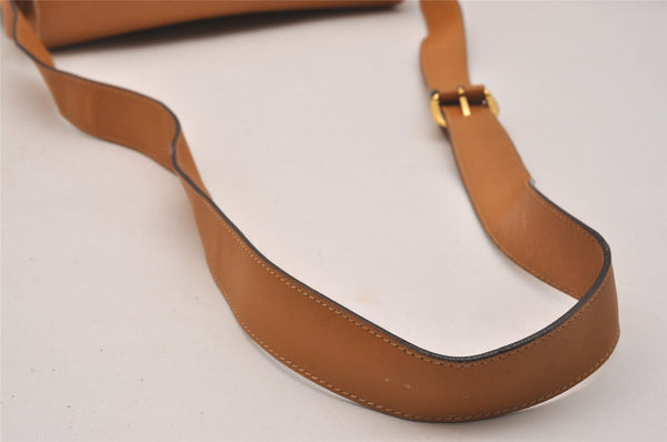 Authentic GUCCI Micro GG PVC Leather Shoulder Cross Body Bag Purse Brown 6574J