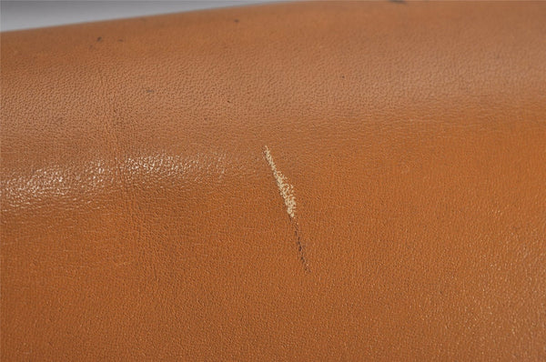 Authentic GUCCI Micro GG PVC Leather Shoulder Cross Body Bag Purse Brown 6574J