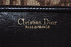 Authentic Christian Dior Trotter Hand Tote Bag Canvas Leather Brown 6576I