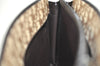 Authentic Christian Dior Trotter Hand Tote Bag Canvas Leather Brown 6576I