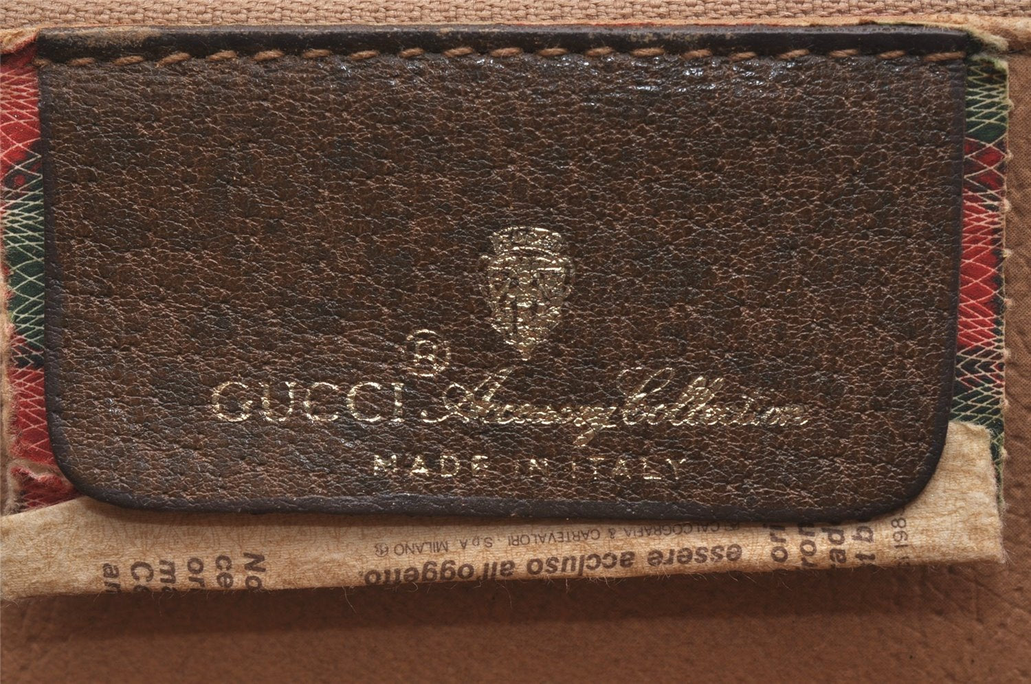 Authentic GUCCI Shoulder Cross Body Bag Purse GG PVC Leather Brown Junk 6576J