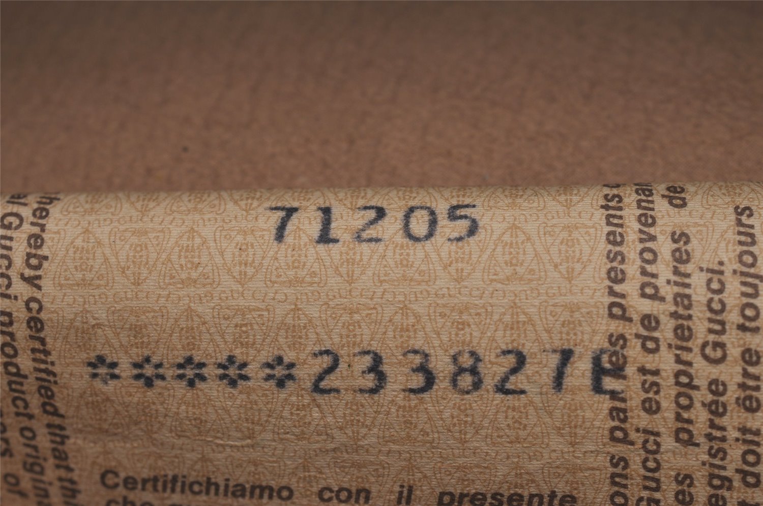 Authentic GUCCI Shoulder Cross Body Bag Purse GG PVC Leather Brown Junk 6576J