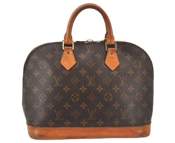 Authentic Louis Vuitton Monogram Alma Hand Bag Purse M51130 LV 6576K