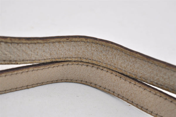 Authentic GUCCI Eclipse Shoulder Tote Bag GG Canvas Leather 121023 Brown 6577J