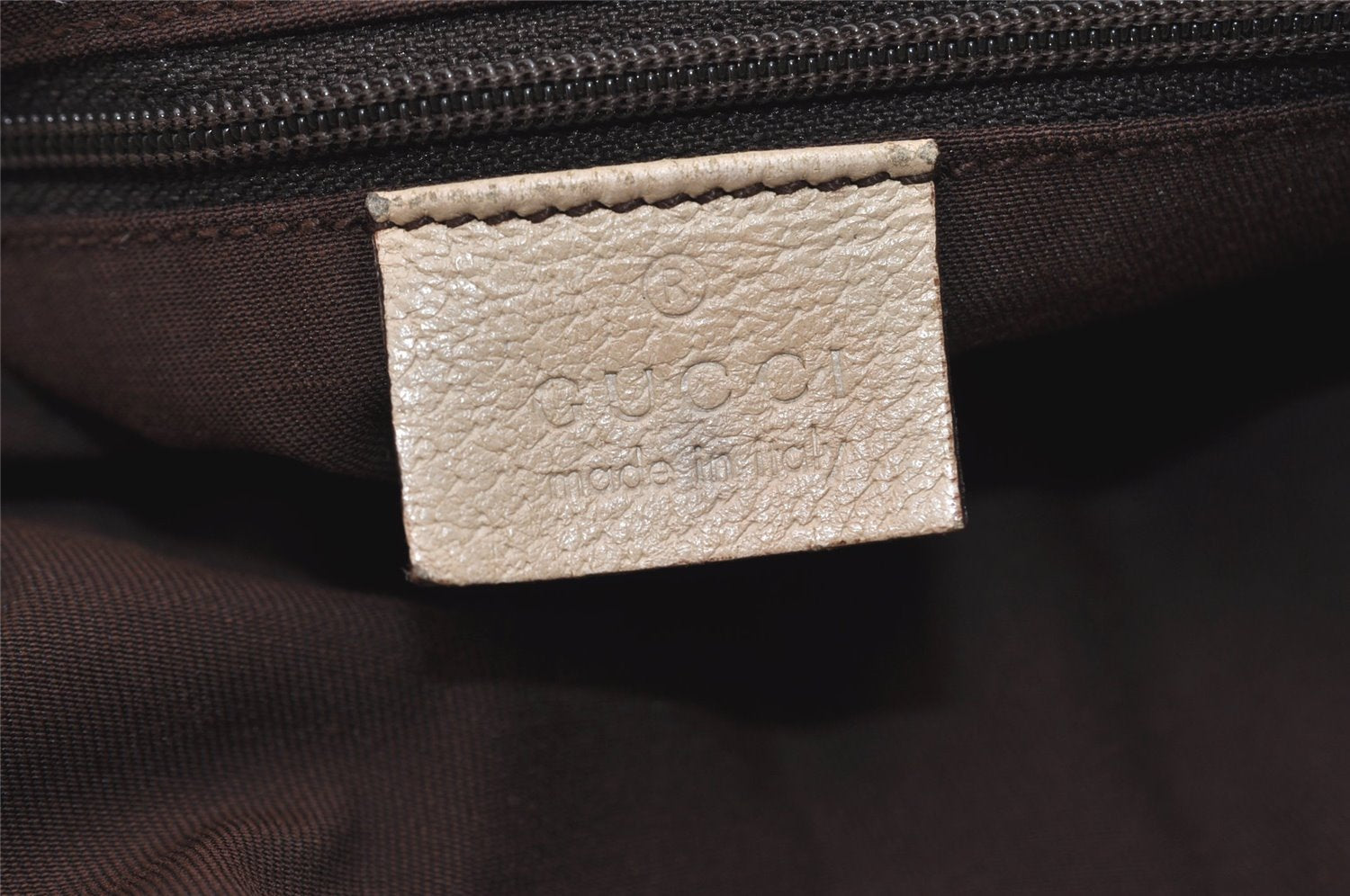 Authentic GUCCI Eclipse Shoulder Tote Bag GG Canvas Leather 121023 Brown 6577J