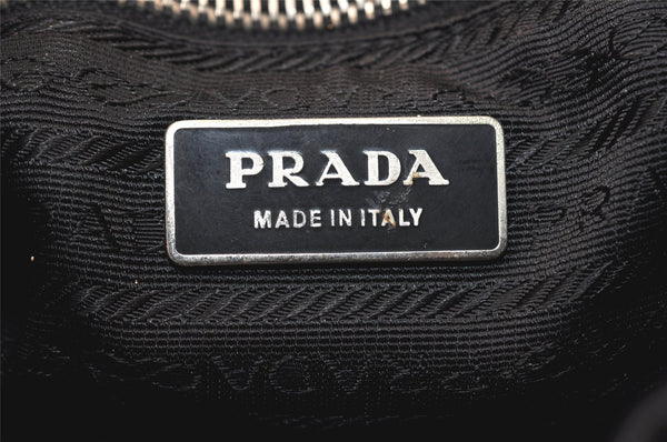 Authentic PRADA Nylon Tessuto Leather Shoulder Hand Bag Purse Black 6578K