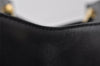 Authentic Salvatore Ferragamo Vara Ribbon Leather 2Way Hand Bag Black SF 6581I