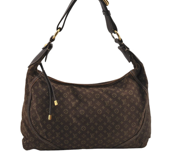 Auth Louis Vuitton Monogram Mini Lin Manon MM Shoulder Bag Brown M95619 LV 6581J