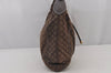 Auth Louis Vuitton Monogram Mini Lin Manon MM Shoulder Bag Brown M95619 LV 6581J