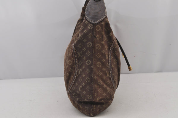 Auth Louis Vuitton Monogram Mini Lin Manon MM Shoulder Bag Brown M95619 LV 6581J